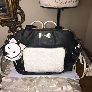 Betsy Johnson  Quilted Roses “Baby Bag”